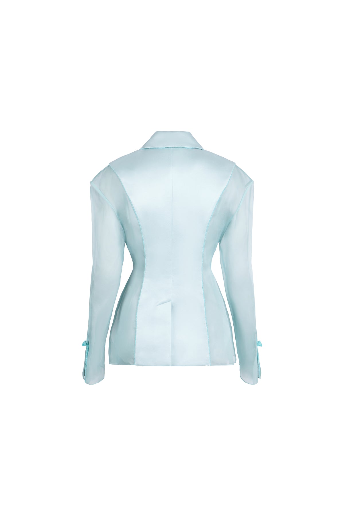 DOUBLE-BREASTED ORGANZA JACKET