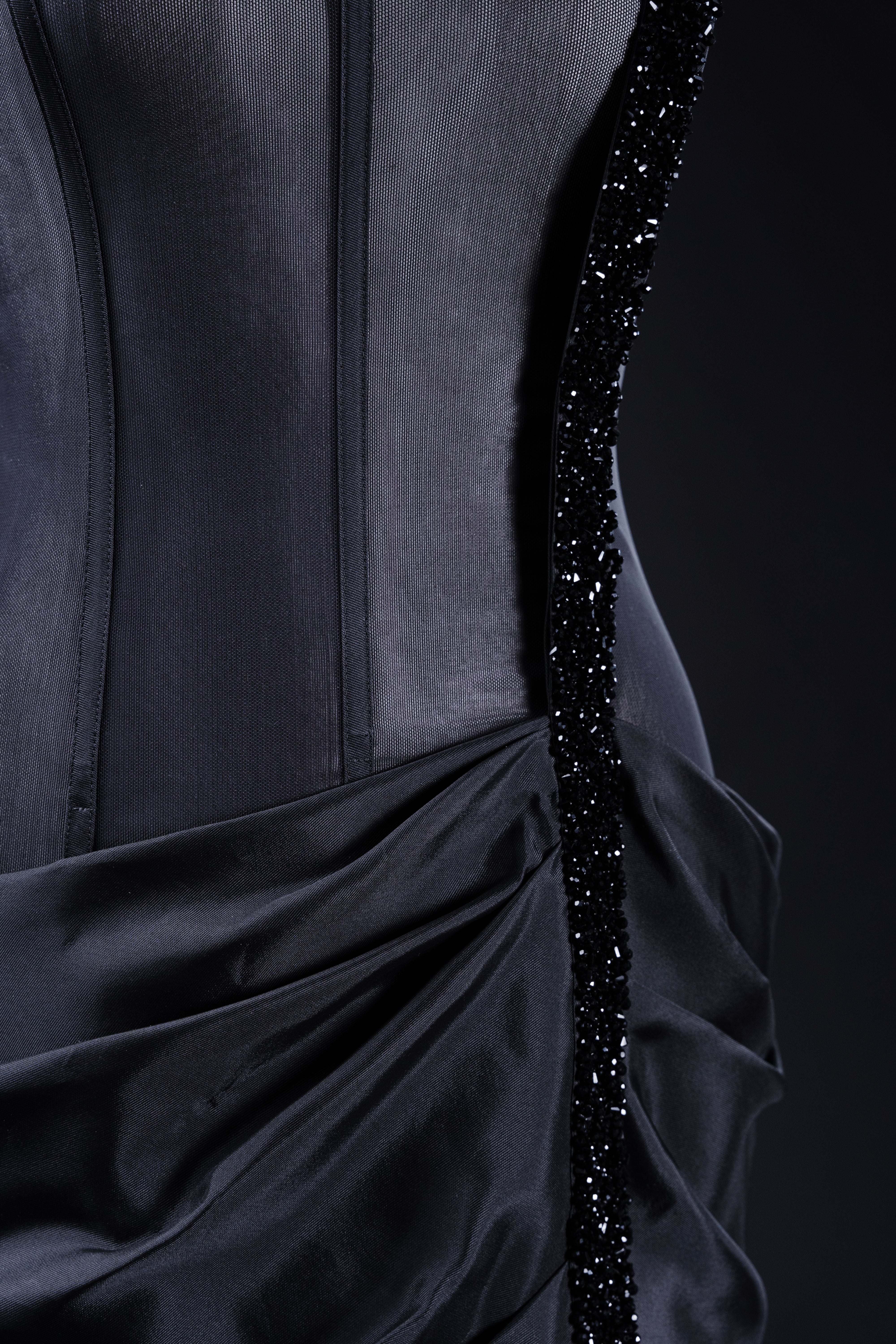 COLLEEN FALLING MINI DRESS WITH EMBROIDERY