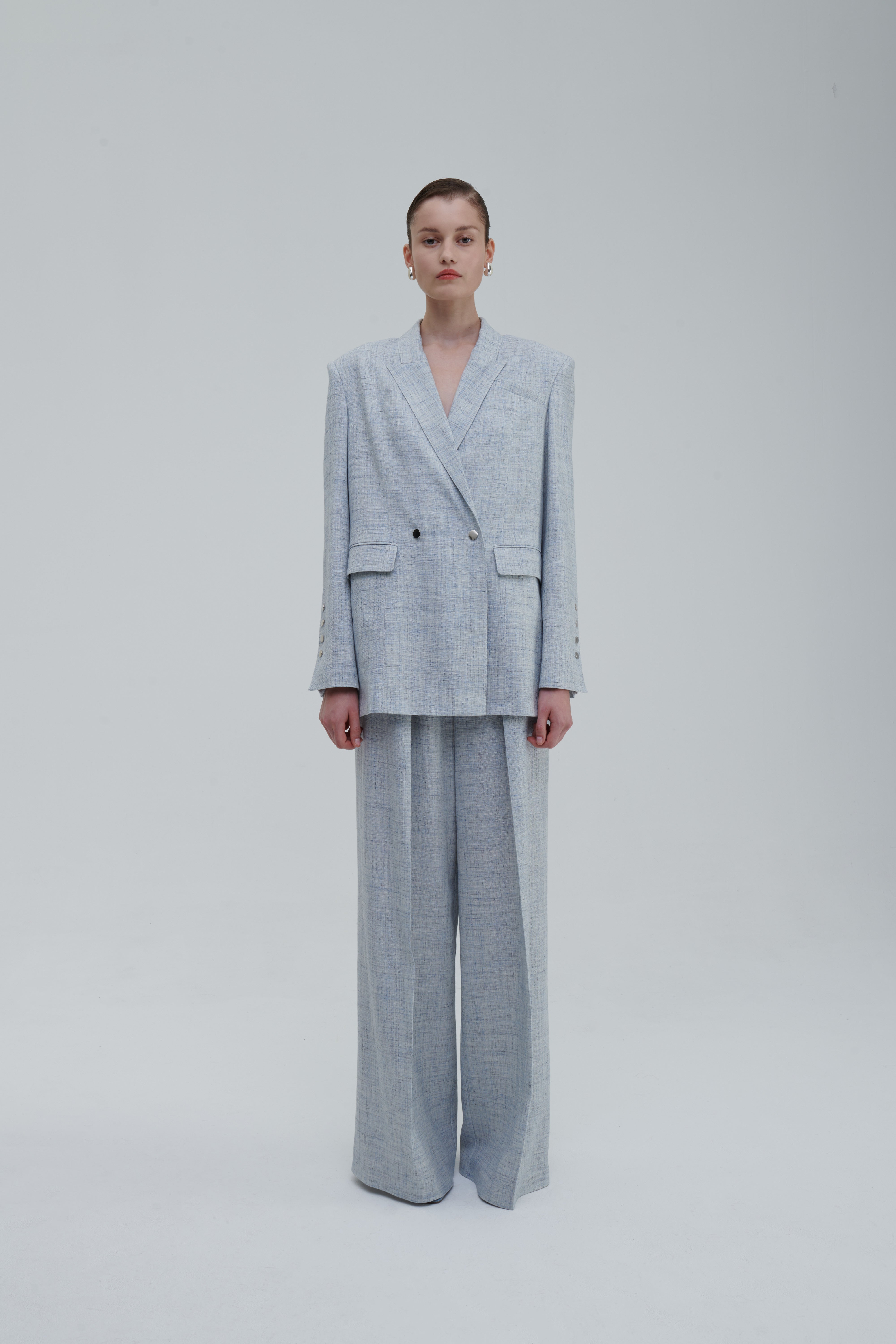 MELANGE LINO DOUBLE-BREASTED JACKET