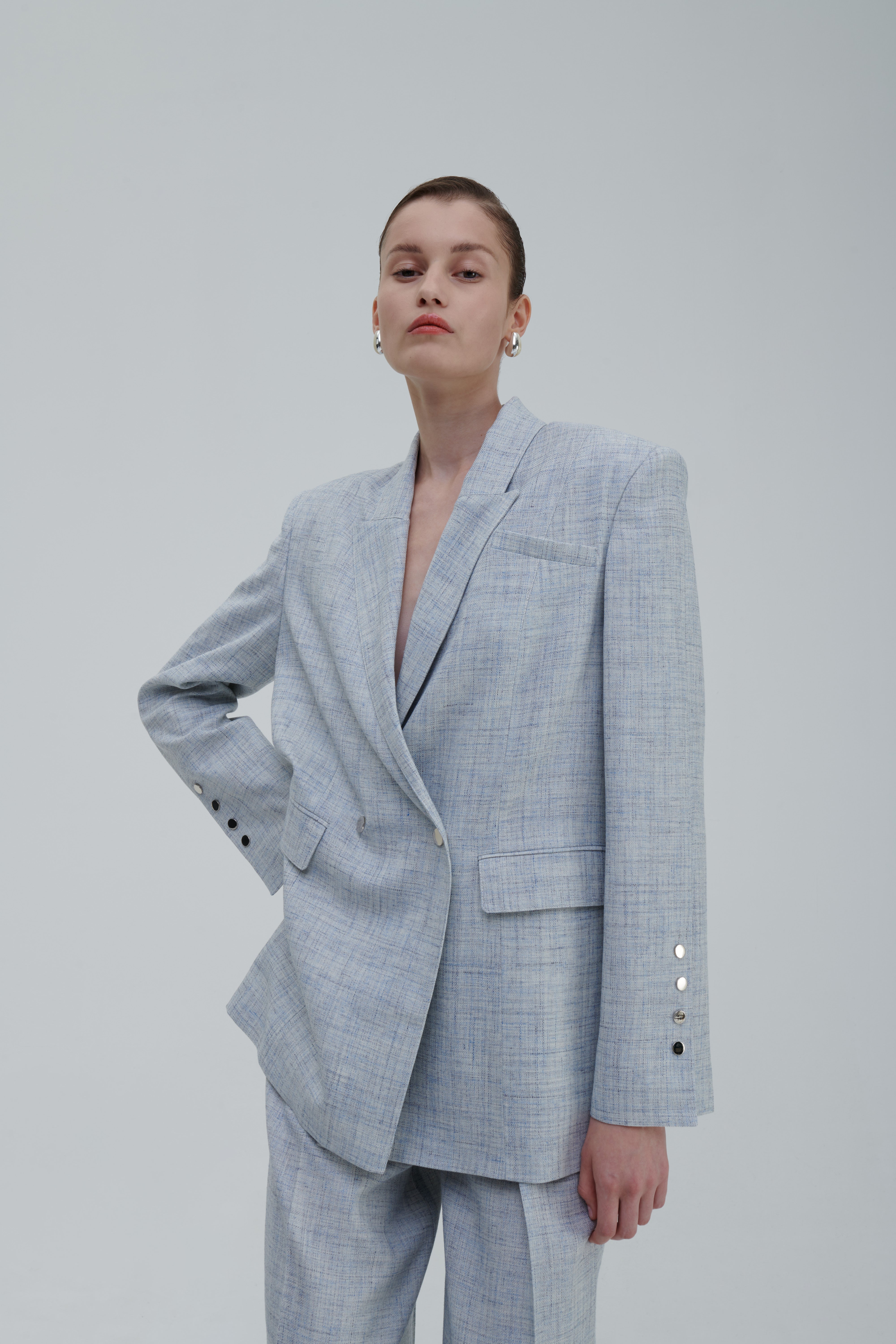 MELANGE LINO DOUBLE-BREASTED JACKET