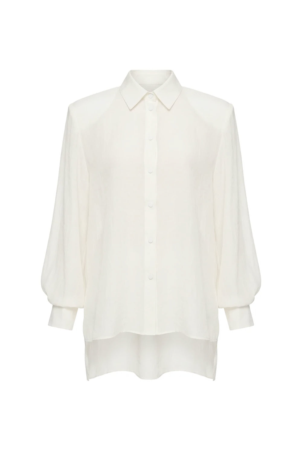 WHITE WOOL BLOUSE